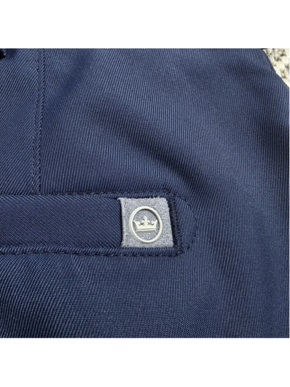 Peter Millar Men’s 35 Navy Blue Performance Golf Shorts Flat Front Stretch
